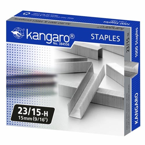 Kangaro 23-15 Staples 1000 Staples, Silver