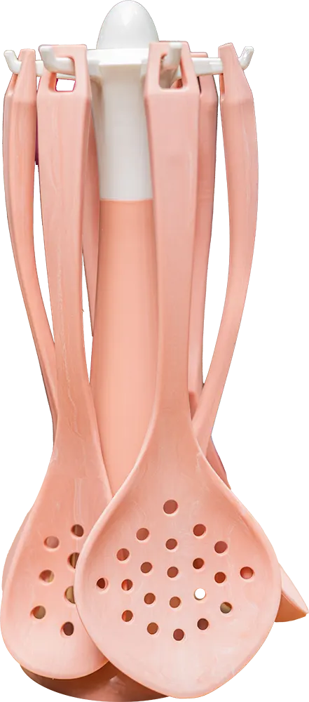 Silicone Distribution Set, 7 Piece, Pink, Model 114 6B