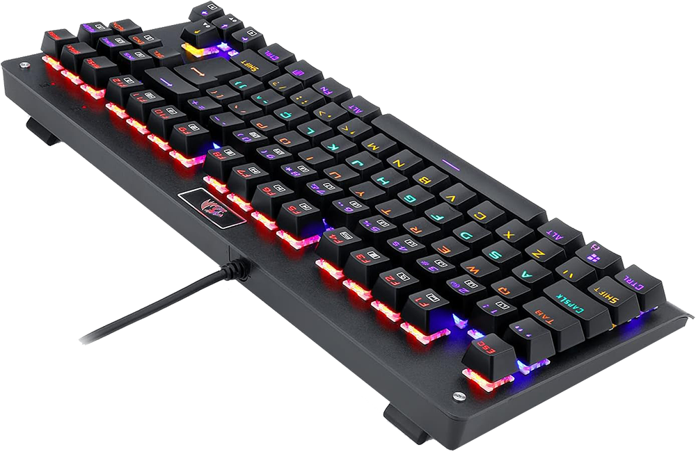 Redragon Mechanical Gaming Keyboard , Wired , RGB Lights , Blue Switch , 6 Months Warranty , K568R