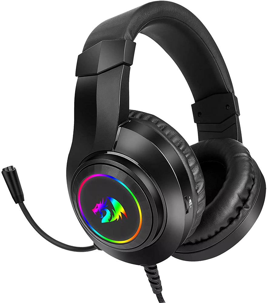 Redragon Hylas  RGB Gaming Headphone , Noise Cancelling , With Mic , Black , H260RGB