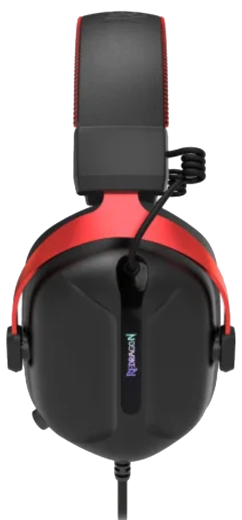 Redragon Cybill Gaming Headphone , 7.1 Surround Sound , Wired with USB , Aluminum Frame , With Mic , Black , H312