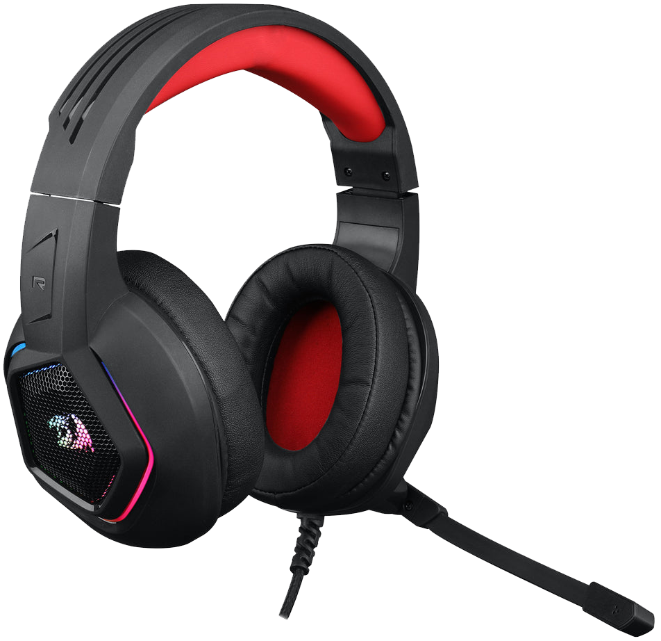 Redragon Medea Gaming Headphone , Stereo Sound , RGB Lights , With Mic , Black , H280