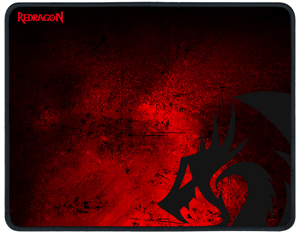 Redragon Pisces Gaming Mouse Pad , 330 In 260 In - 3Mm , Black x Red , P016