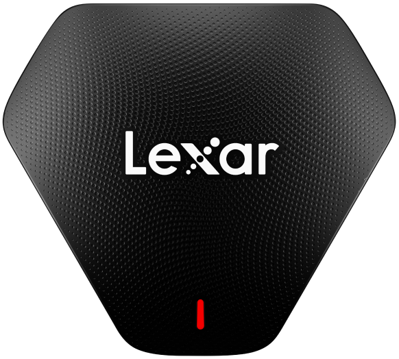 Lexar Professional Multi-Card 3 In 1 , USB 3.1 Reader , High Speed Transfer , Black , LRW500URB