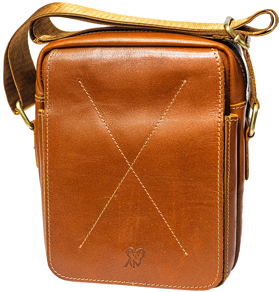 AM Group X Crossbody Bag, Embroidered Leather, with Shoulder Strap, Small, Multicolor