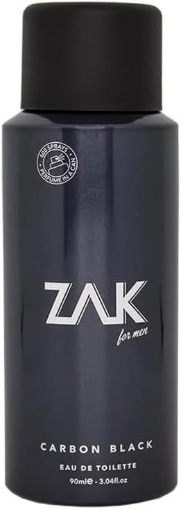 ZAK CARBON BLACK FOR MEN EDT, 90ML