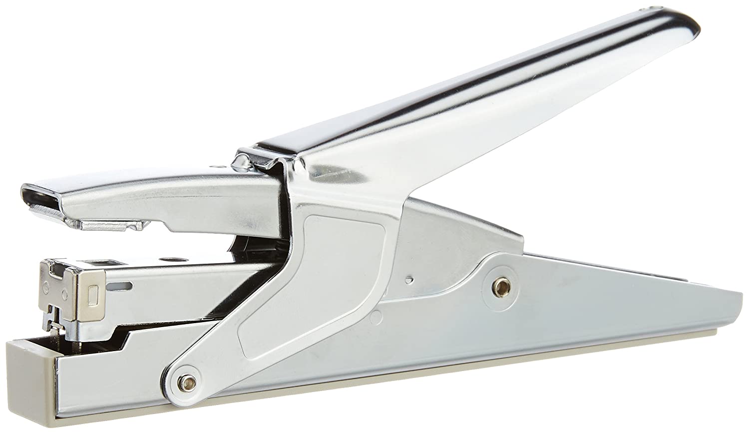 Kangaro Office Metal Pliers Stapler , 30 Sheets Capacity, Quick Use, Silver HP.45