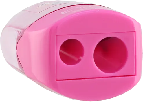 Yalong plastic sharpener, 2 eyes, tank, multi-color, YL221616