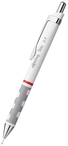 Rotring Tikky Mechanical Pencil, 0.5mm Lead, White