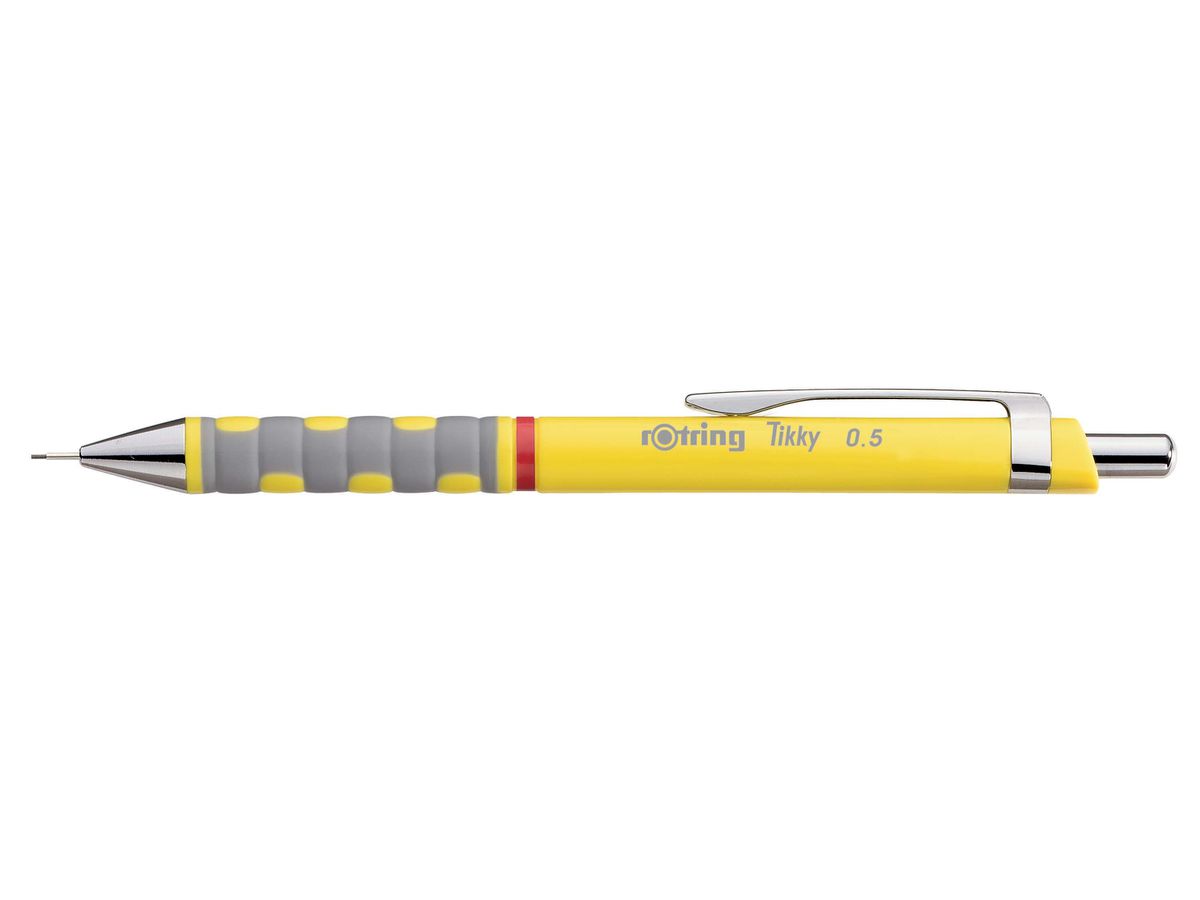 Rotring Tikky Mechanical Pencil, 0.5mm Lead, Yellow