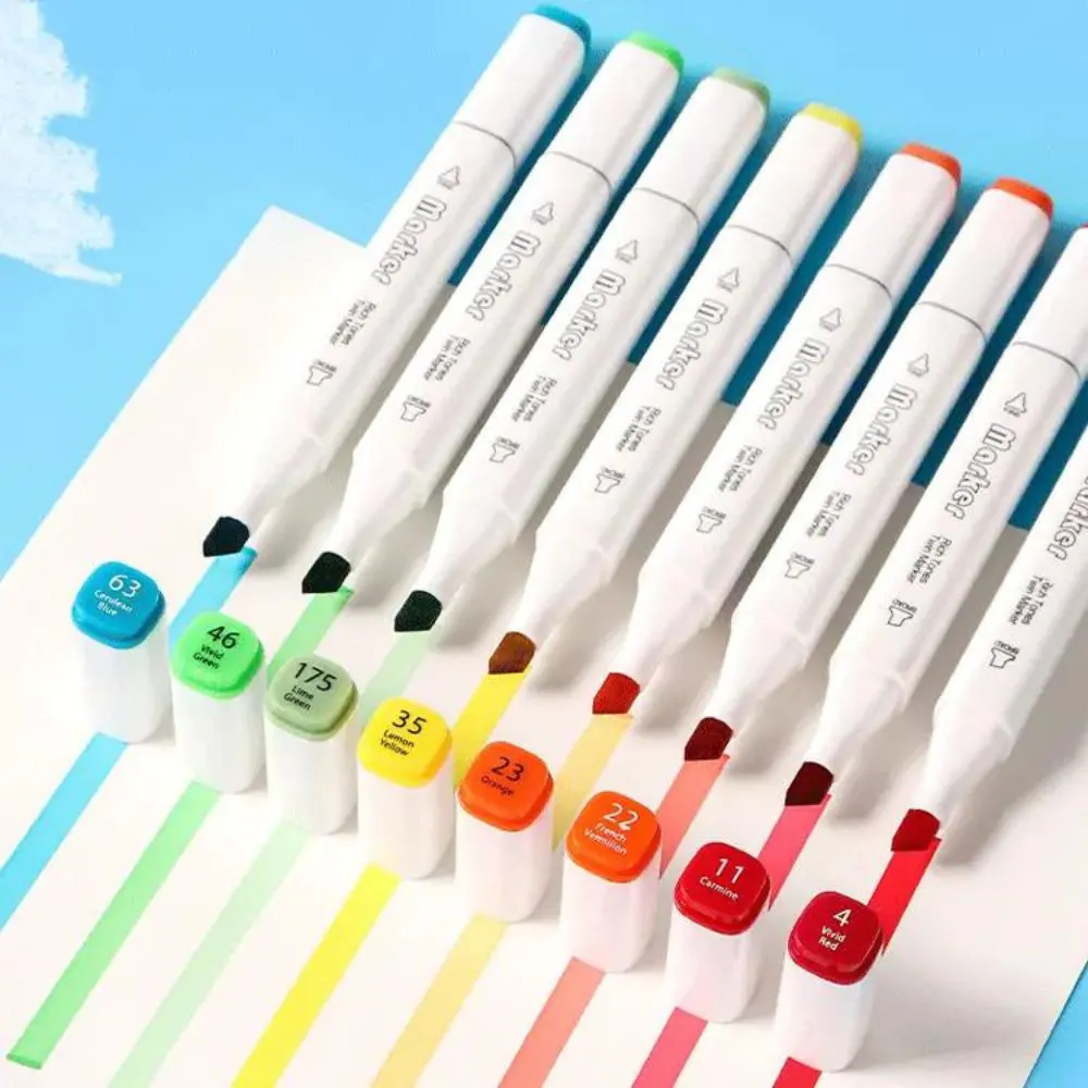Alcohol Markers 24-Color, Dual Tip, Multi-Color