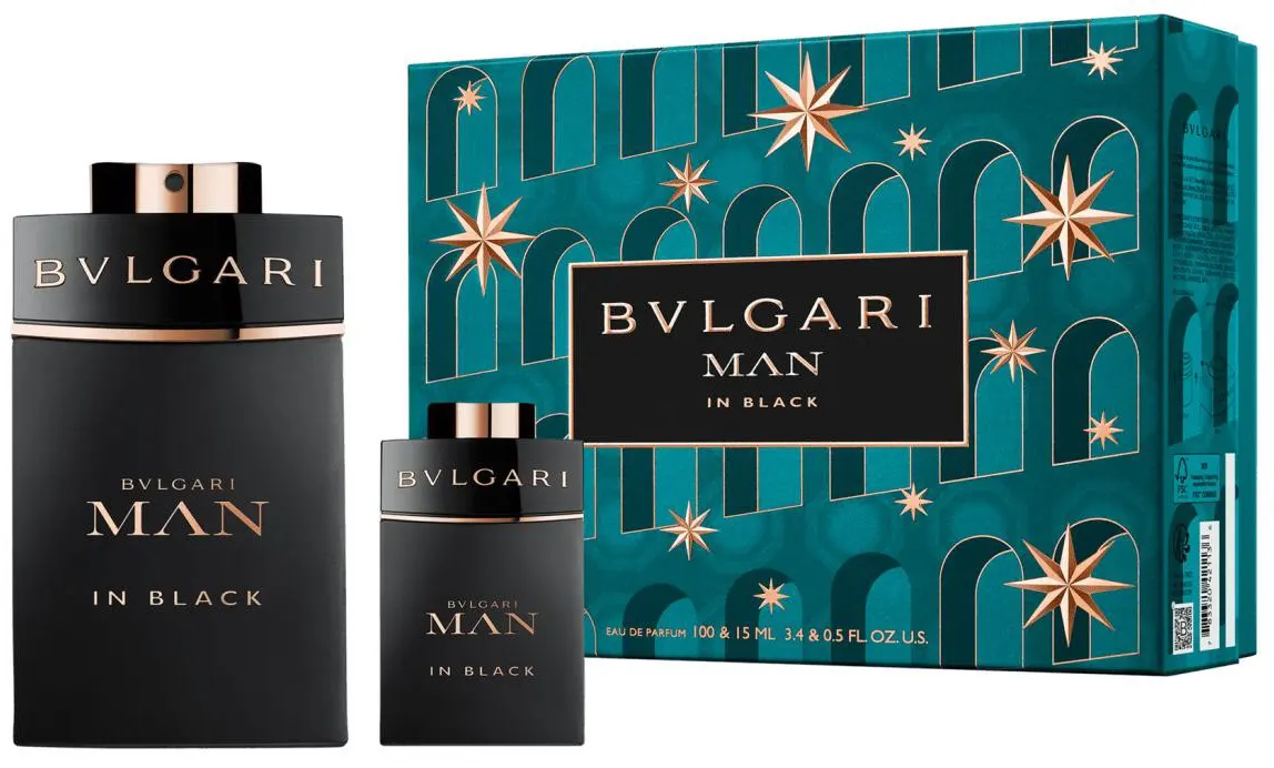 عطر مان ان بلاك من بولغاري او دي بارفان، 100 مل + 15 مل