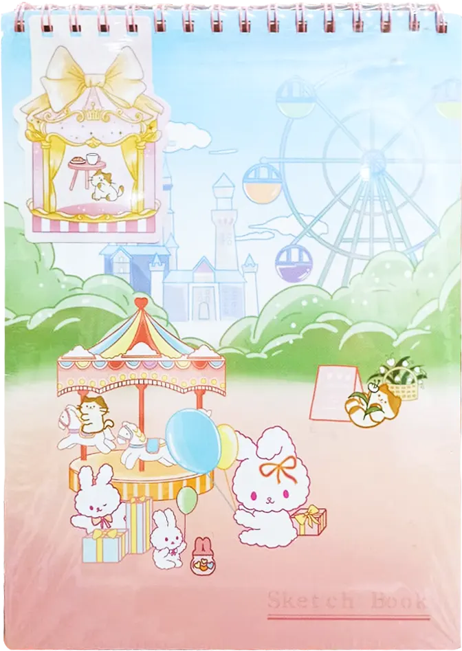 Wire Drawing Sketch From Samir And Ali Soft Cover, 50 Sheets, Size 28.3*20.9 Cm, Multi-Colored