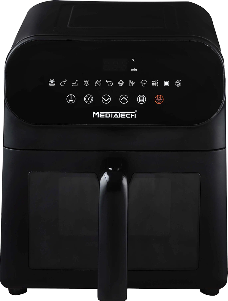 Media Tech Air Fryer, 1700 Watt , 6 Liter , Digital Touch Screen , Black , MT-AF35D