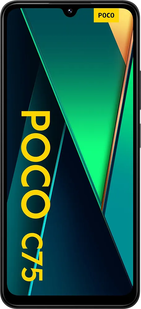 Poco C75 Dual SIM Mobile, 256GB Internal Memory, 8GB RAM, 4G LTE, Black