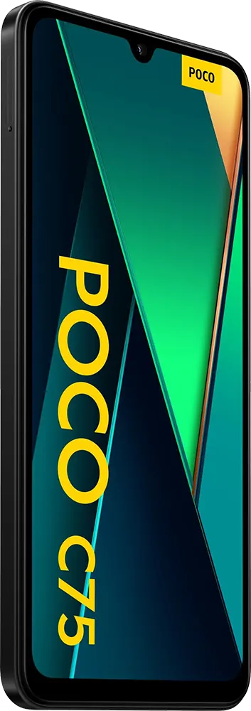 Poco C75 Dual SIM Mobile, 256GB Internal Memory, 8GB RAM, 4G LTE, Black