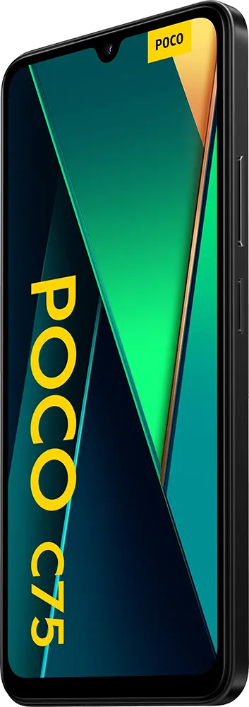 Poco C75 Dual SIM Mobile, 256GB Internal Memory, 8GB RAM, 4G LTE, Black