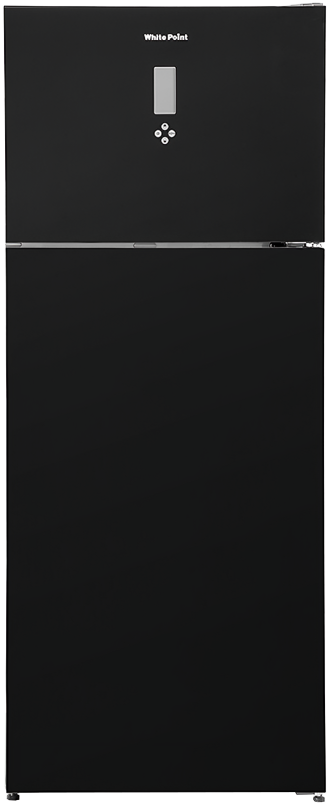 ثلاجة وايت بوينت نوفرست ، 525 لتر ، 2 باب ، شاشة ديجيتال ، أسود ، تركي ، WPR543DGVB