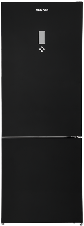 ثلاجة وايت بوينت نوفرست ، 468 لتر ، 2 باب ، شاشة ديجيتال ، زجاج اسود ، تركي ، WPRC492TSGVB