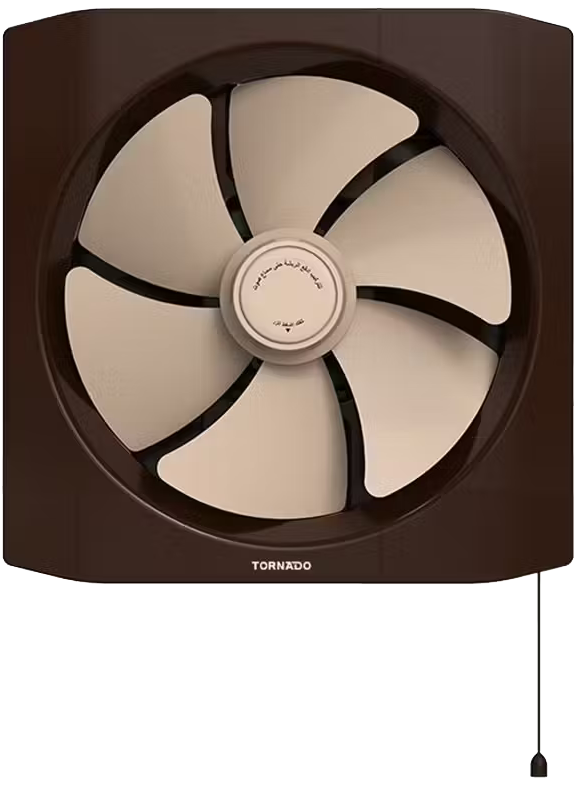 Tornado Kitchen Hood , Frame 35*35cm,  inner fan diameter 30cm, Cream x Brown , TVH-30CN