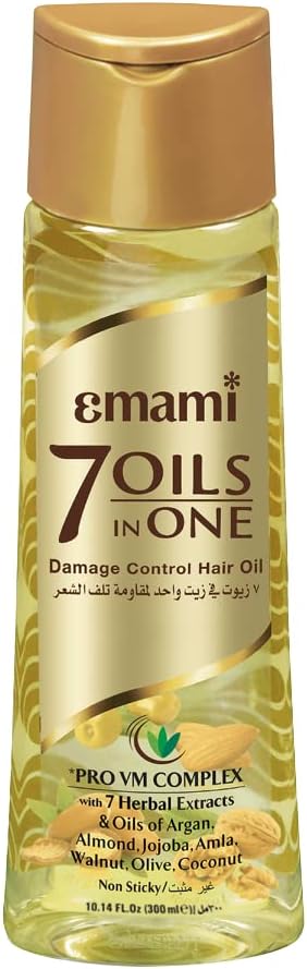 زيت شعر 7 زيوت فى 1 للتحكم في تلف الشعر من امامي, 300 مل