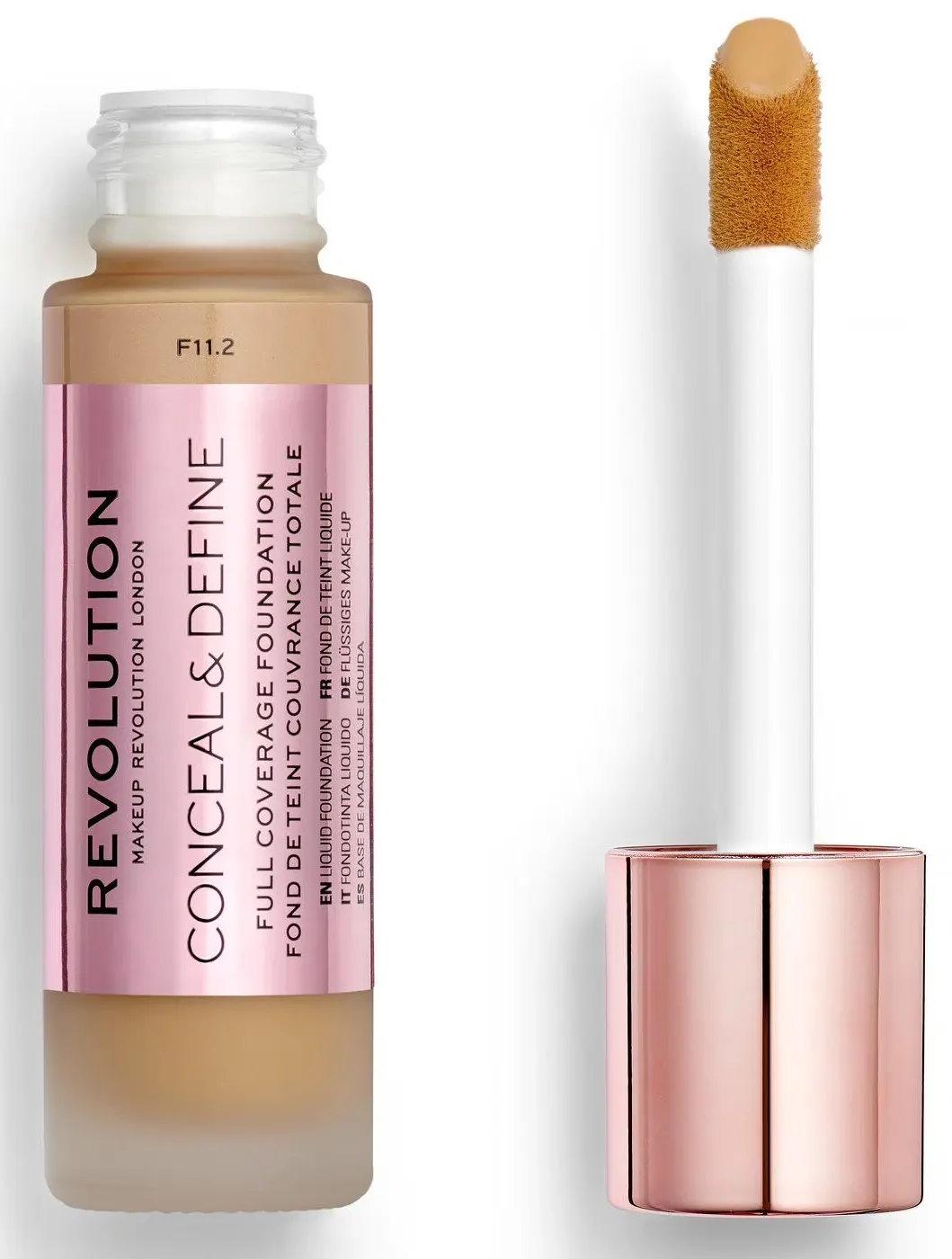 Revolution Conceal & Define Full Coverage Foundation, F11.2