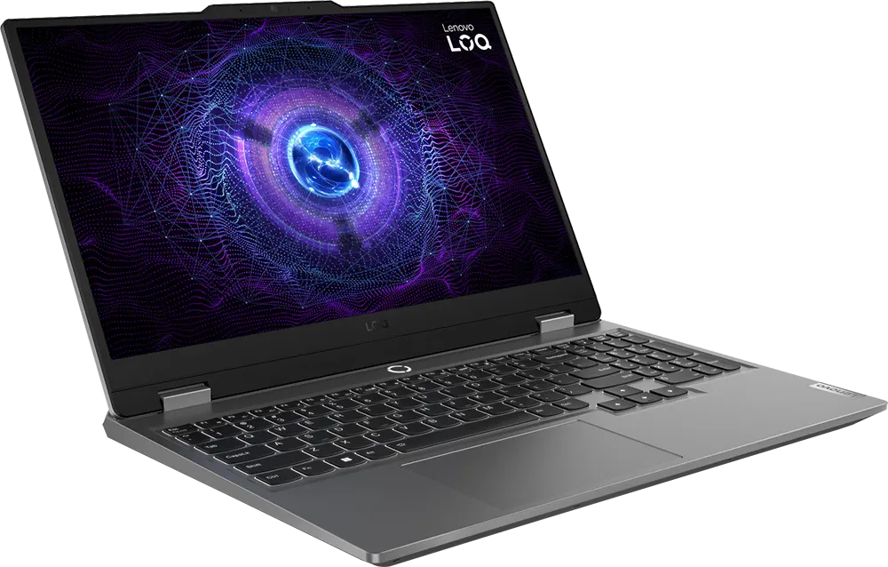 لاب توب لينوفو LOQ 15IRX9، انتل كور I7-14700HX، رامات 16 جيجابايت، هارد ديسك 1 تيرا اس اس دي، كارت شاشة نيفديا جي فورس RTX4060 ذاكرة 8 جيجابايت GDDR6، شاشة 15.6 بوصة FHD IPS، رمادي لونا