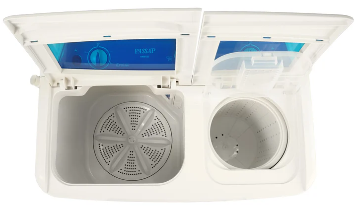 Passap Semi-Automatic Washing Machine, 10 Kg , Without pump , Bombay White, WMH10A