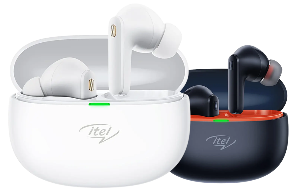 سماعة ايربودز ايتل T11، بلوتوث 5.3، مقاومة للماء، بطارية 400 مللي أمبير، تحكم باللمس ، متعدد الألوان