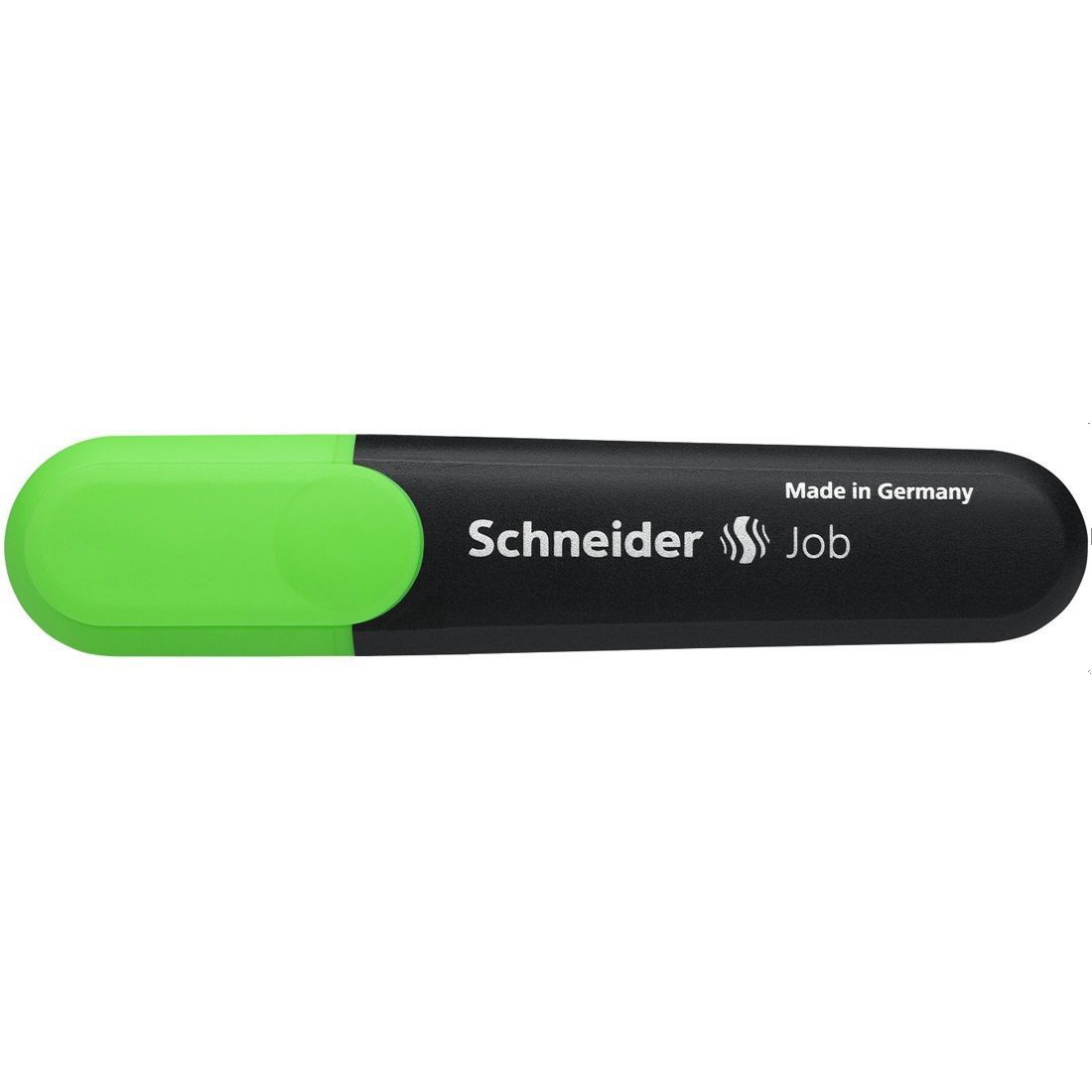 Schneider Phosphorescent Highlighter pen, Green, Chisel tip, 1504