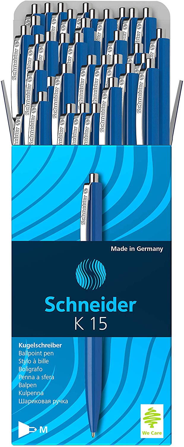 Schneider Ballpoint Pen, Blue, K15