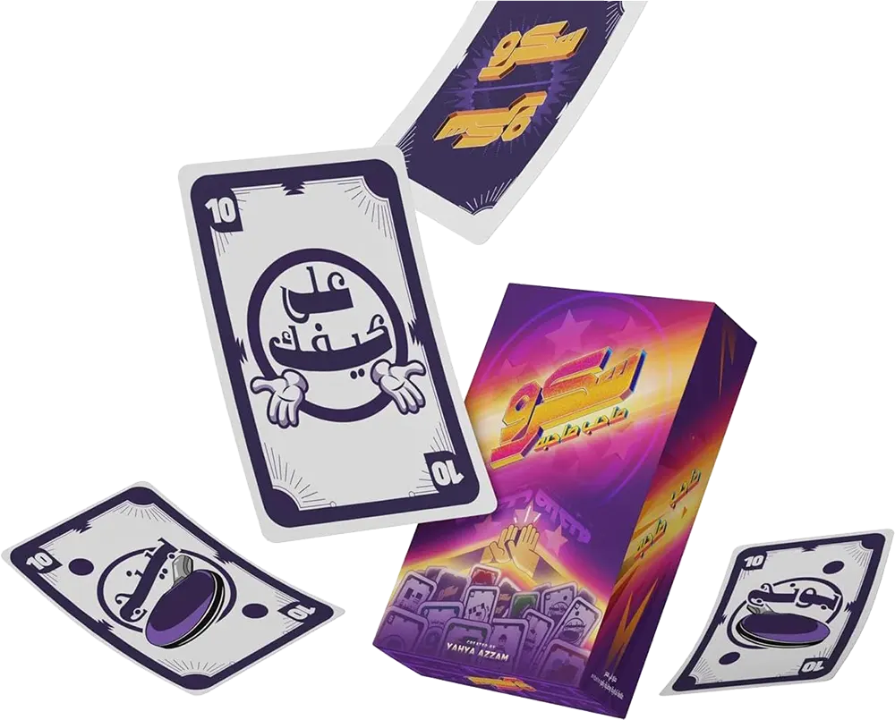 Screw Card Game 66 Cards, Multi-Colors