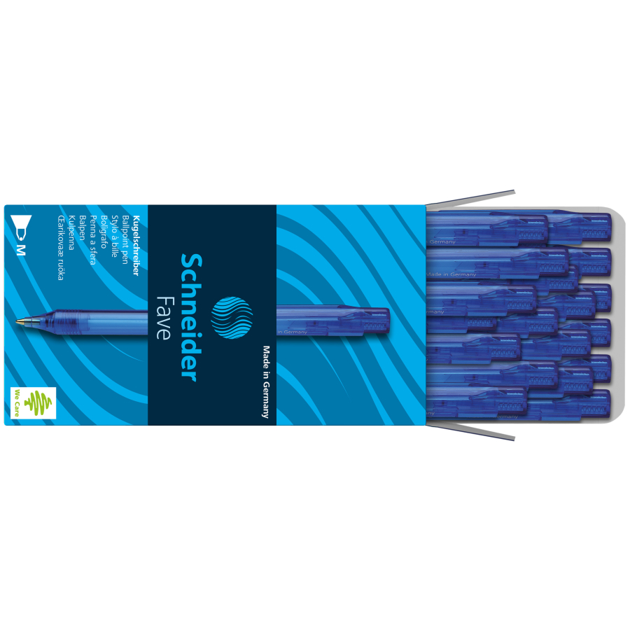 قلم حبر جاف شنايدر، أزرق