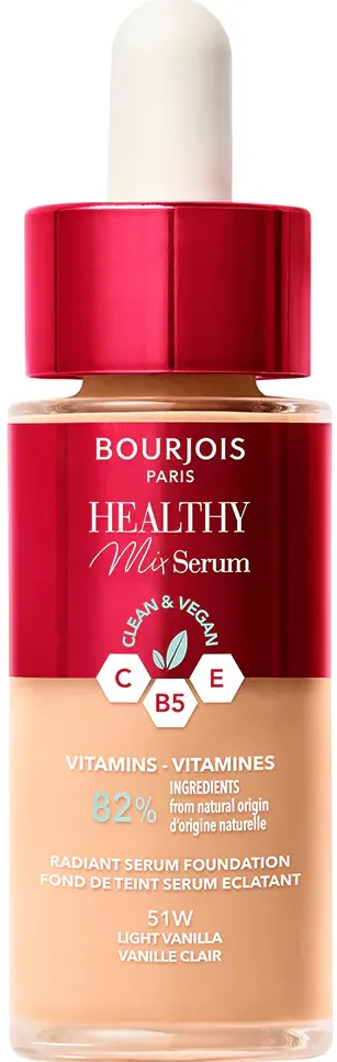 BOURJOIS HEALTHY MIX SERUM FOUNDATION, 51