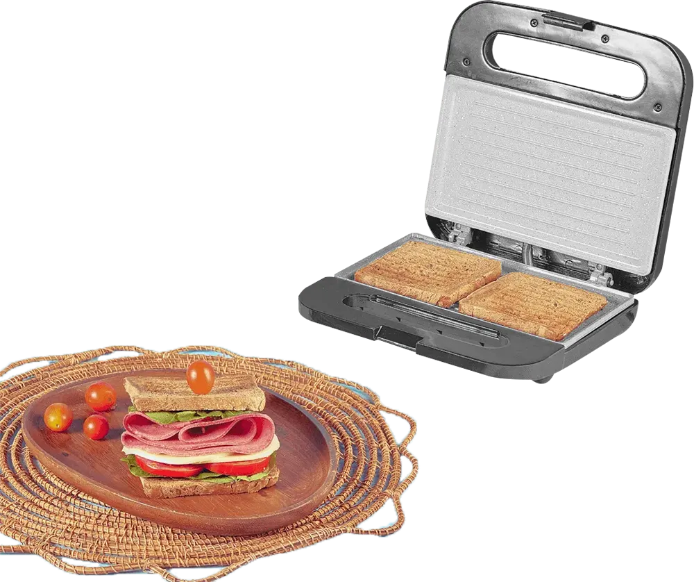 صانع ساندوتش فلامنجو، 800 وات، أسود، FM-SM-800