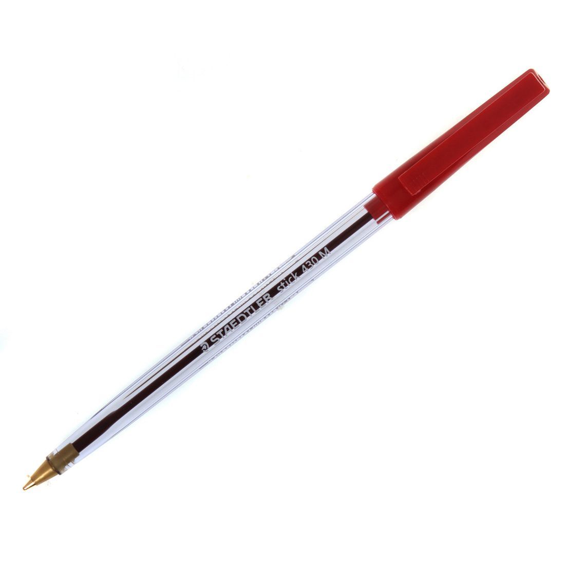 قلم جاف ستيدلر 430، خط أحمر اللون