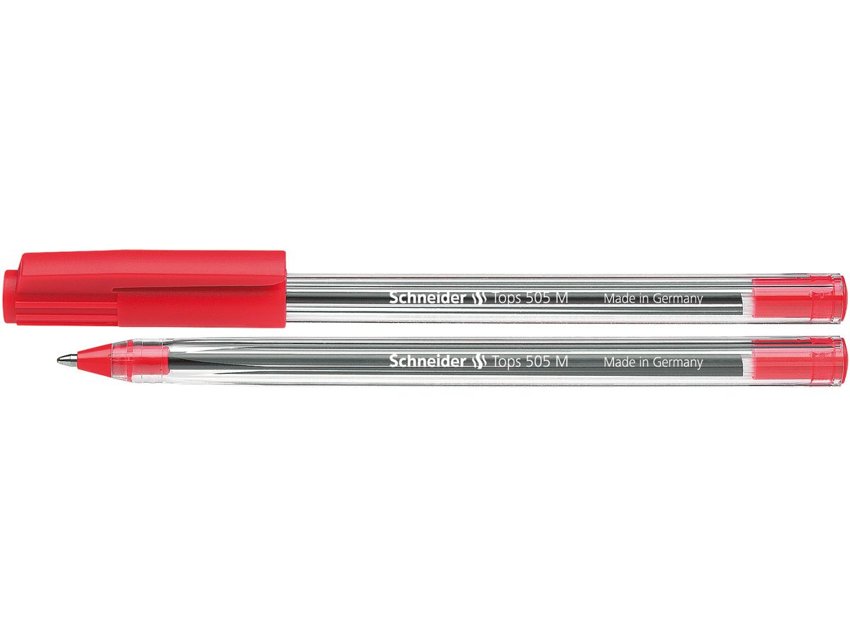Schneider ballpoint Pen, Red