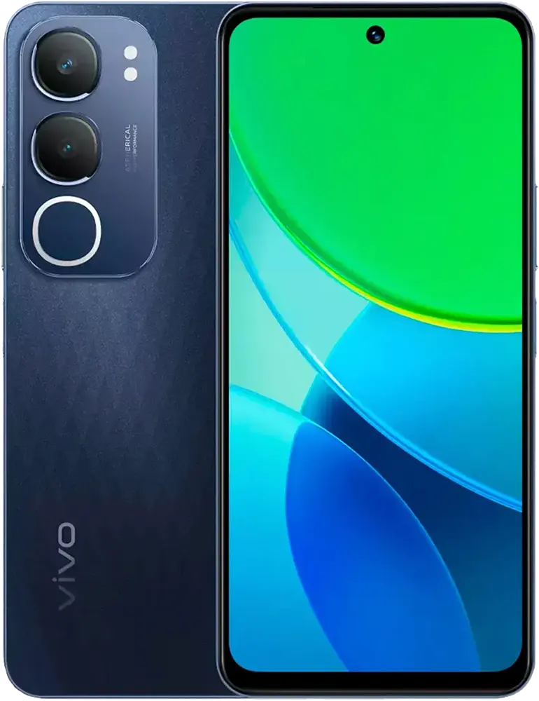 موبايل فيفو Y19S، ثنائي الشريحة، ذاكرة 128 جيجابايت، رامات 6 جيجابايت، شبكة الجيل الرابع إل تي إي، أسود