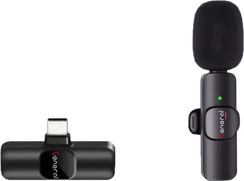 General Wireless Microphone For Type-C, Noise-Canceling, Black, G30 K1