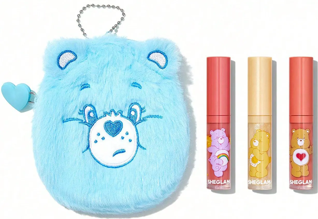 Sheglam Care bears Share Smile Lipstick Set, 3 Pieces