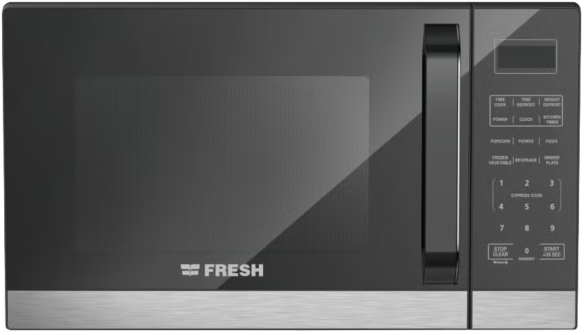 Fresh Microwave , 36 Liters , 1000 Watts , Digital Display , Grill , Black , FMW-36KCG-B