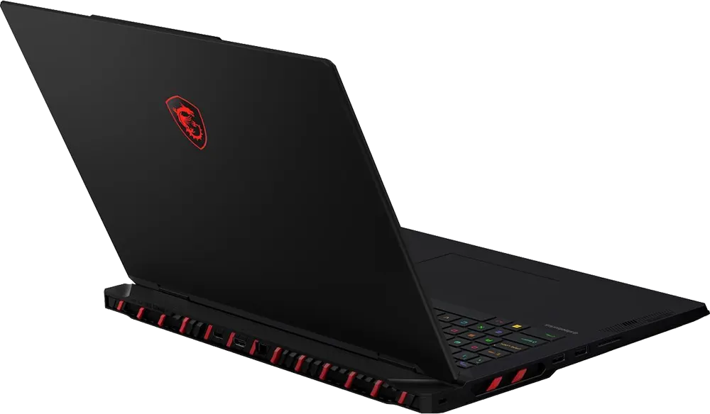 MSI Laptop Raider 18 HX A14VIG Intel Core I9-14900HX, 32GB RAM, 2TB SSD Hard Disk, NVIDIA GeForce RTX™ 4090, 16GB, 18" QHD+ Display, Windows 11 Home, Black