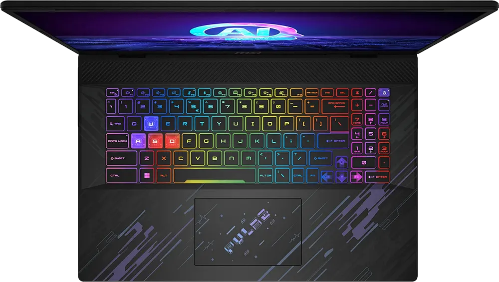 Laptop MSI Pulse 17 AIC1VGKG-072EG , Intel® Core™ Ultra 9-185H, 16GB RAM,1TB SSD Hard Disk, NVIDIA® GeForce RTX™ 4070 8GB GDDR6 Graphics Card, 17 Inch QHD Display, Windows 11 Home, Black