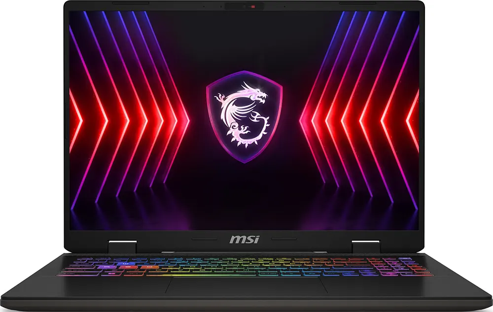 Laptop MSI Sword 16 HX B13VFKG-687EG , Intel® Core™ I7-13700HX, 16GB RAM, 512 GB SSD Hard Disk, NVIDIA® GeForce RTX™ 4060 Memory 8GB GDDR6 Graphics Card, 16 Inch FHD Display, Windows 11 Home, Black