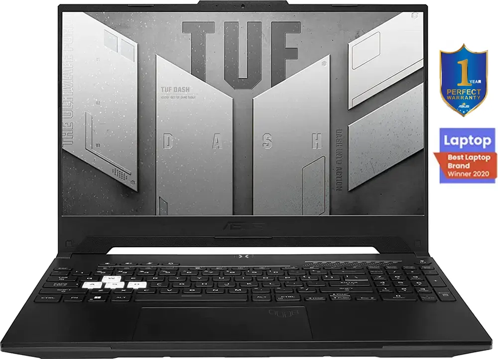 Asus TUF Dash F15 Laptop, Intel® Core™ i5-12450H, 12th Gen, 8GB RAM, 512GB SSD, NVIDIA® GeForce RTX™ 3050 4GB GDDR6, 15.6 Inch FHD, Windows 11, Black