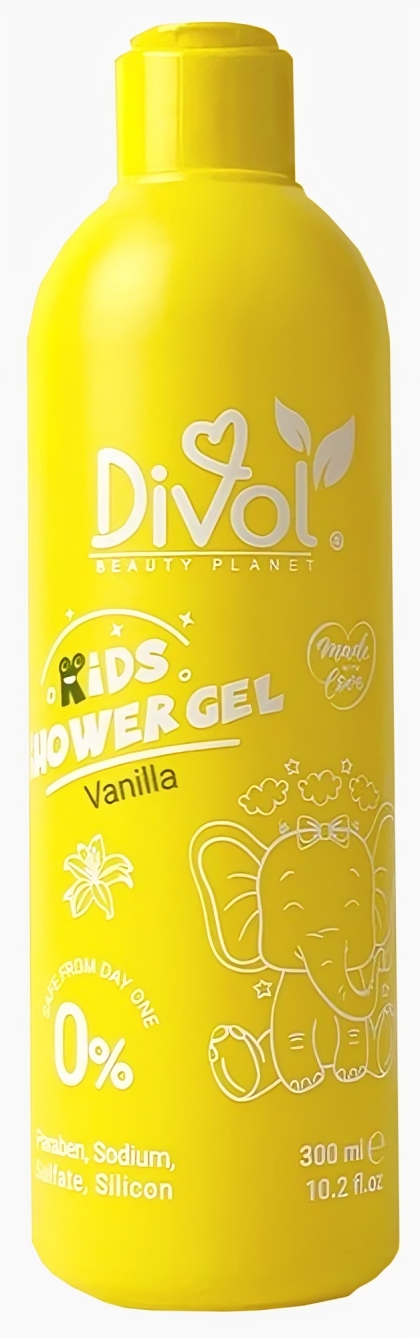Devol Vanilla Kids Shower Gel, 300ml.
