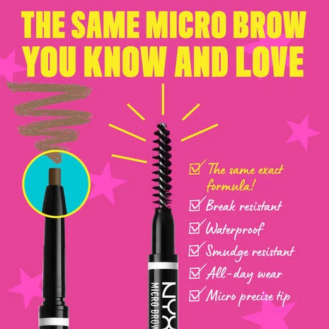 Nyx Micro Brow Pencil, Mbp04 Chocolate