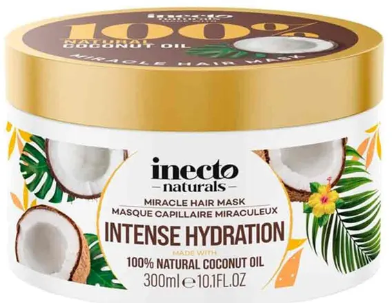 هير ماسك انيكتو ناتشرلز ميراكل ترطيب مكثف بزيت جوز الهند، 300 مل