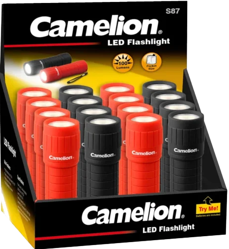 كشاف يدوي كامليون ، ليد ،3 وات ، 100 لومن ، ألوان متعددة ، S87