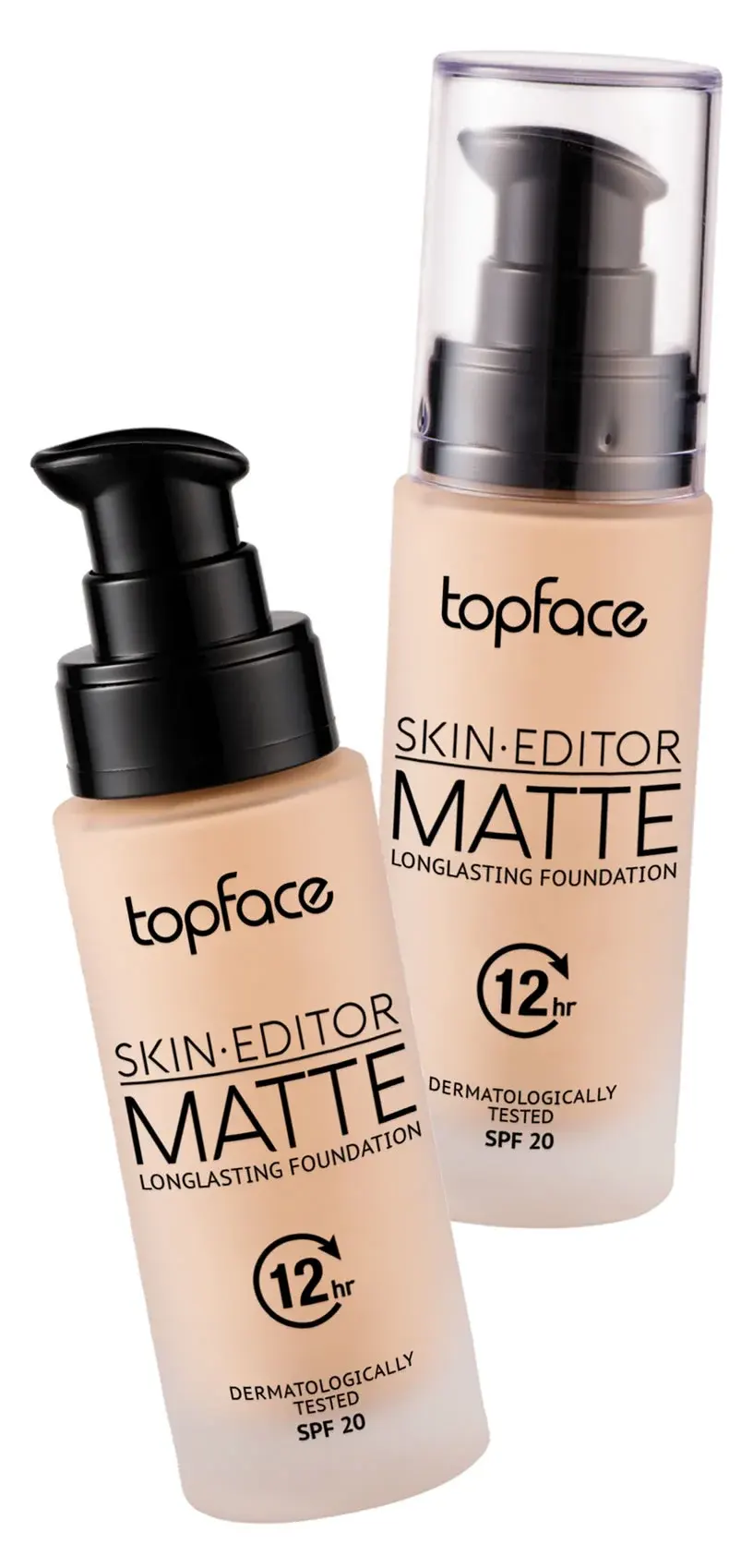 Topface Skin Editor Matte Foundation, Long-lasting, up to 12 hours, 001